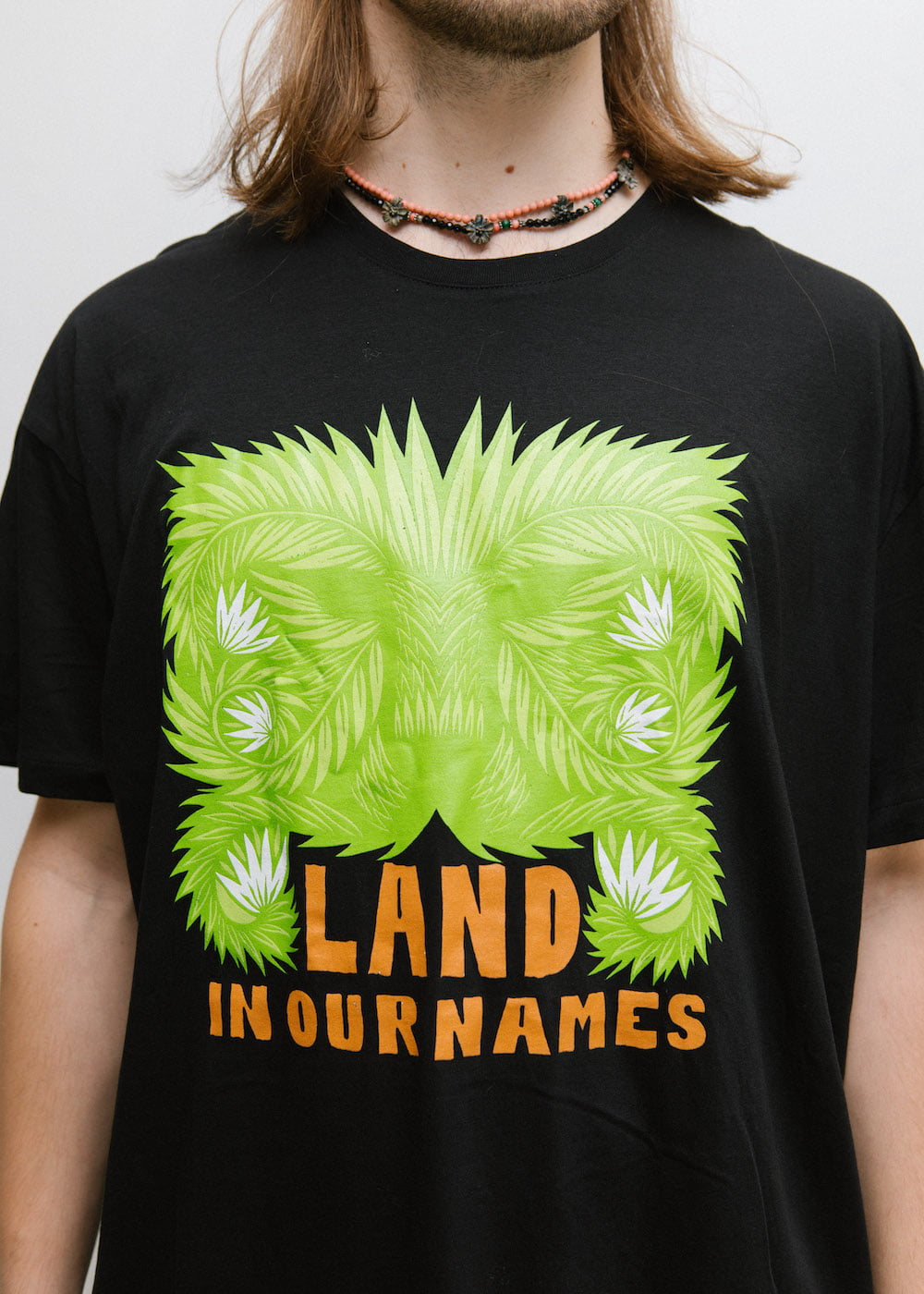 Land In Our Names shirt photography by Ellie Ramsden for Freedom Press