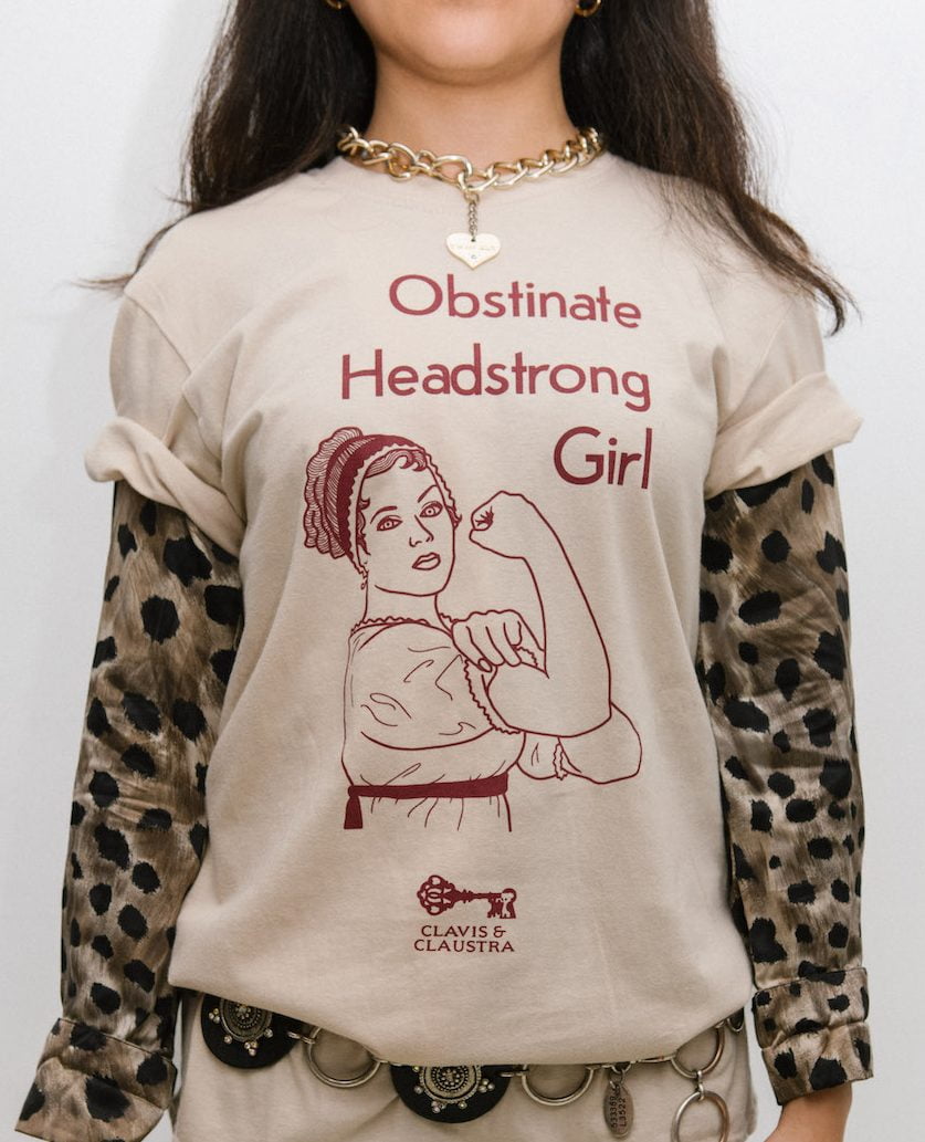 Obstinate Headstrong Girl shirt | Photography by Ellie Ramsden for Freedom Press